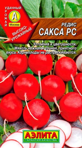 Насіння редиски среднераннего терміну дозрівання Сакса РС